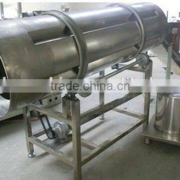 Automatic Drum potato chips single roller seasoning machine