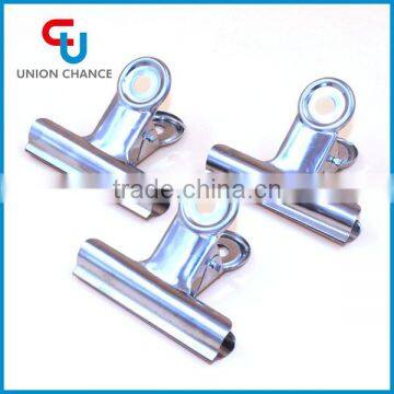 High quality stainless steel metal silver letter clip flat spring paper clip