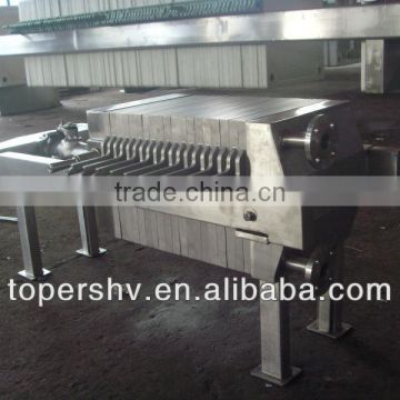 High efficiency stainless steel filter press