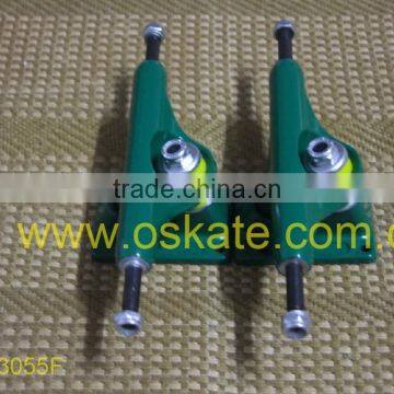 356 Aluminum Hangers 4140 Chromoly Steel Axles, New 5.5" Flounder Colorfully Skateboard Trucks photo-2