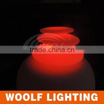 Lovely Three Layers Stone Looking Color Decorative LED Garden Light photo-5