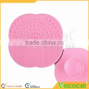 Cosmetic Brush Cleaning Tool Suction Cup Pad Silicone Makeup Brush Cleaner photo-4