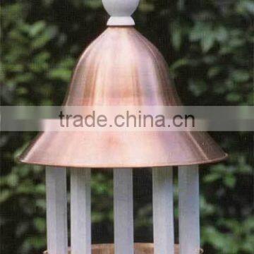 Hot Selling and Antique Looking Bird Feeder, Available in different colors, can be customized as required, Bell shaped Top,