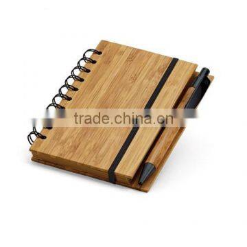 Promotional wooden notepad with ballpoint pen