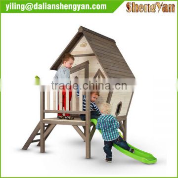 Kids Cubby House , Wood Children Playhouse