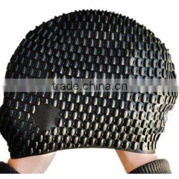 High quality and fashion design silicone ear waterproof swim caps