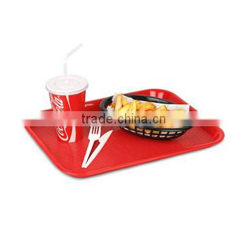 rectangular fast food tray plastic plate food grade