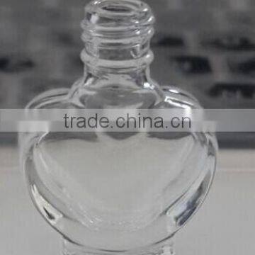 Wholesale New Style Heart Shaped Nail Polish Glass Bottle Factory in China photo-2