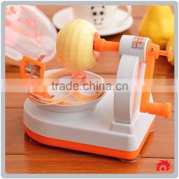 Kitchen Hand-operated Stainless Steel Fruit Apple Potato Tool Gadget Machine Corer Cutter Peeler Slicer photo-3