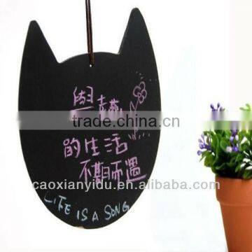 Wooden mini hanging blackboard