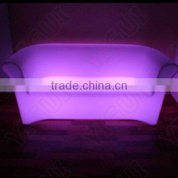 Hot !!! Waterproof Color Changing LED beach sofa chairs