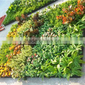 Home and outdoor decoration synthetic cheap artificial vertical green grass wall E08 04B15