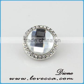 18mm Crystal Snap Button Charm photo-3