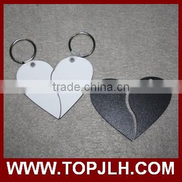 2017 new beautiful sublimation mdf keychain