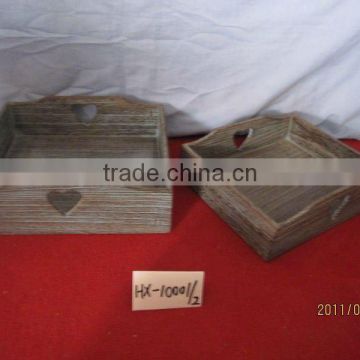 storage carbonize wooden tray ,wooden plate for sale