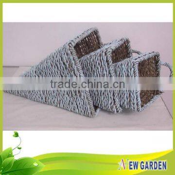 2015 New Style Cheapest Paper Rope Basket / Round Rattan Pot photo-5