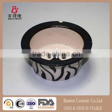 Ceramic pet bowl for dog