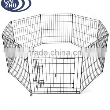 24" 30" 36" 42" 48" Dog Playpen Metal Wire Crate Pet Puppy Fence Exercise Cage