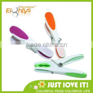 Houseware TPR Material Soft Grip Hanging Colored Peg for Cloths photo-2