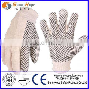 3/4 dipped PVC dotted gloves