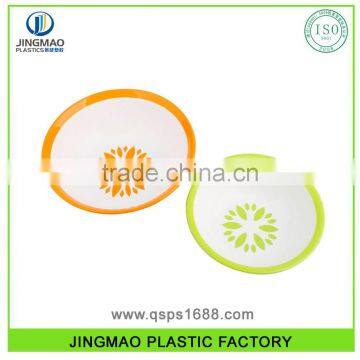 Double Color Two Size Hotsale Plastic Salad Bowl