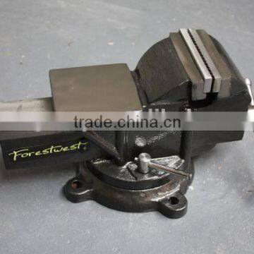 4",5",6",8" Heavy Duty Cast Iron Vice With Swivel Locking Base&Anvil photo-3