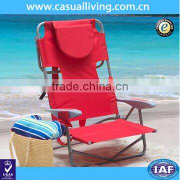 Outdoor Foldable Backpack Easy Set-up Reclining Lounge Beach Chairs