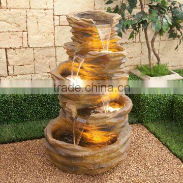 Outdoor indoor hand carved decorative water fountains