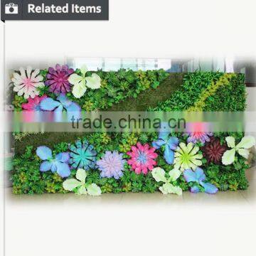 High Quality Artificial Vertical Garden Plants Wall With Sucullents photo-4