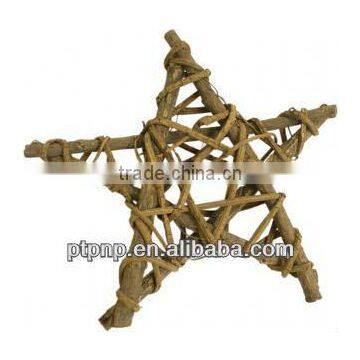 novelty star rattan weaven candle holder,T-light