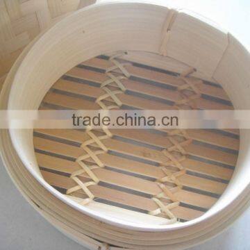 5" Diameter Chinese Natural Designed Bamboo Dim Sum Steamer photo-6