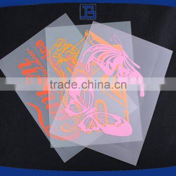 Jiabao Flex PU Heat Transfer Vinyl for Basketball Jersey, Iron On T-Shirt Vinyl , Cuttable Vinyl, CPSIA Certified, Orange photo-4