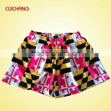 color sublimation lacrosse shorts