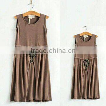 New Arrive 2017 Summer Good Quality Kids and Mom Matching Dress photo-3