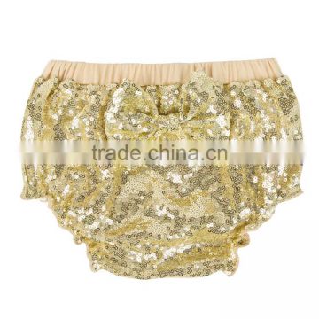 2016 manfactory boutique baby sequin bloomer with bow