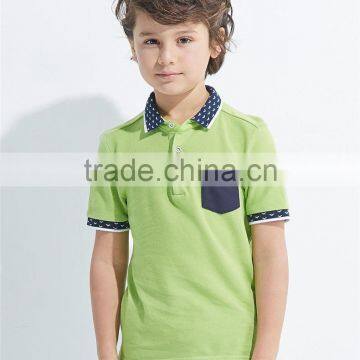 Hot sale OEM service 100% cotton good quality short sleeve polo t shirts for boy kids