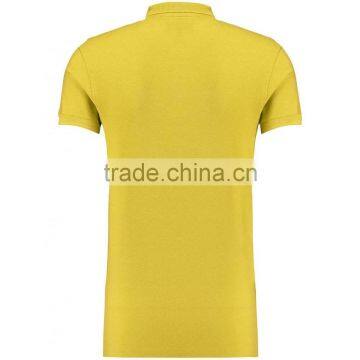 MGOO Cheap Price Fashionable Plain Pattern Polo Shirts 210g 100% Cotton Pique Soft Polo Shirts photo-3