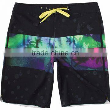 Stretchy Boardshort Customize Eye-Catching Print Man Bottom Surfboard or a Diving Board Swim Short DWR Coating Repels Splashes photo-2