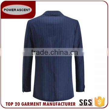 Best Brand Chinese Factory Custom Design Men'S Slim Fit Stripped Suit For Men photo-2