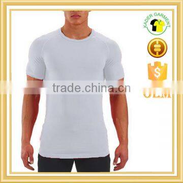 Mens Gym Wear Fitness Clothing Polyester Muscle Fit t Shirt Wholesale China photo-6