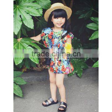 New 2017 Wholesale Fashion Summer Girls Cotton Trousers 1-6years photo-2