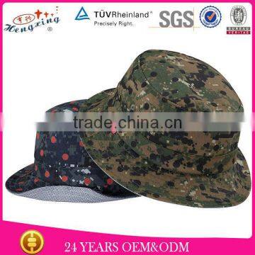 Wholesale Cheap Short Brim High Quality Custom Fashion Camo Bucket Hat