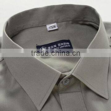 2016 Design Security Guard Uniform Shirt,OEM 100% Cotton Unisex Guards Uniforms photo-3