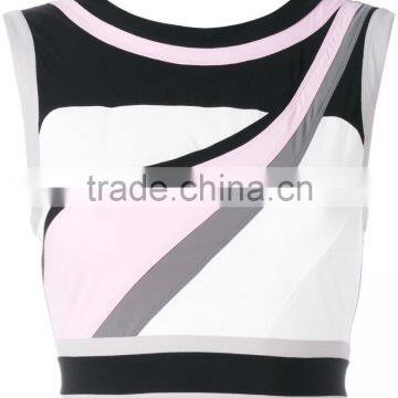 2017 New Style Custom Made Sexy Seamless Stretch Yoga Sport Bra Ladies Fashion Cropped Top photo-6