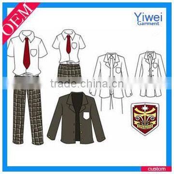 OEM International School Uniform Design Supplier China