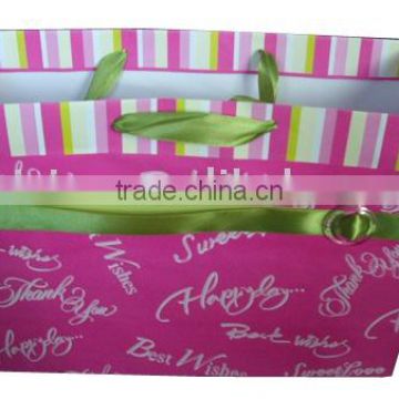 luxury paper gift bag