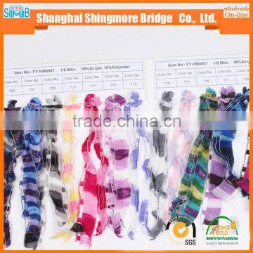 China Knitting Yarn Factory Hot Wholesale 2016 New Fashion Railway Yarn for Your Best Knitted Scarf photo-6