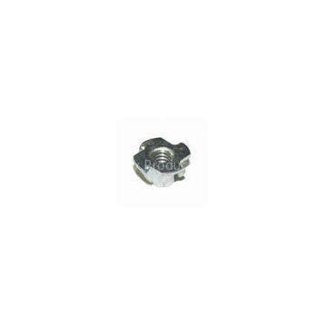 Customized Nickel / Zinc Plated Four Prongs Tee Nut, Steel Tee Nuts, Weld Nuts