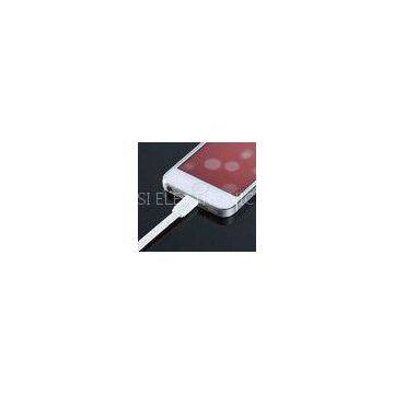 White 1m IPhone 5 USB Charger Cable / TPE Sync Charge Cable For Cell Phone Charger