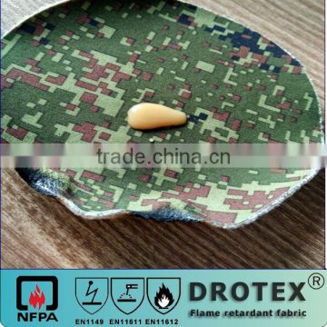 Outdoor use waterproof &fireproof camouflage fabric